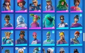 206 skins com WONDER, GALAXY, TRAVIS e mais skins raras...