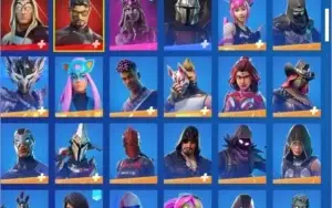 206 skins com WONDER, GALAXY, TRAVIS e mais skins raras...