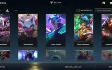 CONTA WILD RIFT ESMERALDA 17 SKINS + 435 WC