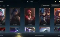 CONTA WILD RIFT ESMERALDA 17 SKINS + 435 WC