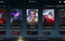 CONTA WILD RIFT ESMERALDA 17 SKINS + 435 WC