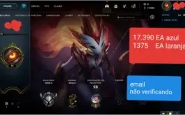 Lol prata 2 / email não verificado