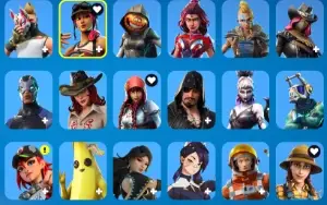 Conta Fortnite 76 Skins + 1300 VBucks