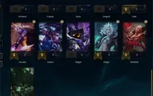 conta D4 varias skins no espólios