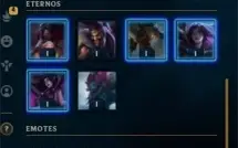 conta D4 varias skins no espólios