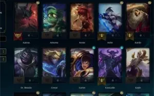 conta D4 varias skins no espólios