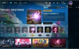 Conta League of Legends Com Skins Gold 1 e Passe TFT ativo.