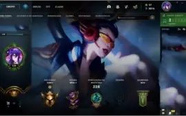 Conta League of Legends Com Skins Gold 1 e Passe TFT ativo.
