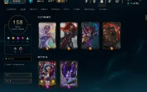 Conta League Of Legends 160 Skins