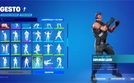 Conta Fortnite com Travis / Danças raras / +244 Skins