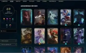 CONTA LOL 10 ANOS