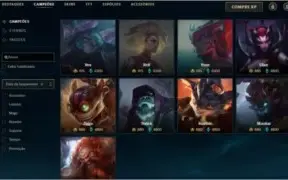 CONTA LOL 10 ANOS