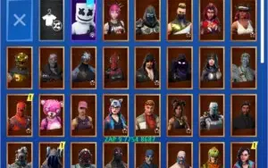Fortnite 85 Skins , + de 75 Emotes com SALVE O MUNDO