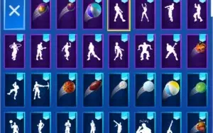 Fortnite 85 Skins , + de 75 Emotes com SALVE O MUNDO