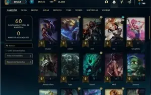 Conta bronze 2 com 8 Skins e 37 Champs