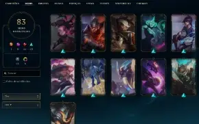 Conta ex diamante - 83 Skins