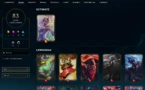 Conta ex diamante - 83 Skins