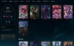 Conta ex diamante - 83 Skins