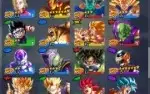 Conta de dragon ball legends, 225 salários lvl 200