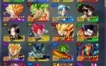 Conta de dragon ball legends, 225 salários lvl 200