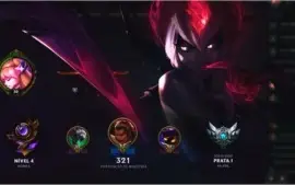 Conta League Of Legends Prata 1, Borda Gold