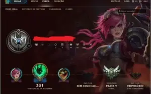Conta prata V, 94 champions 14 skins Runa/Talentos