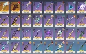 Eula + Tumulo + Baal + Hutao + Zhongli + Diluc + Harpa Jean