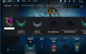 Conta Platina 4 com 84 Champs e 58 Skins