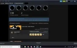 Conta Steam - Nível 102, CSGO medalhas RARISSIMAS, 110 jogos