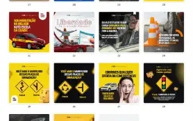 Pack Canva Autoescola - 30 Artes Editáveis