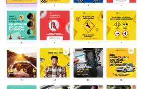 Pack Canva Autoescola - 30 Artes Editáveis