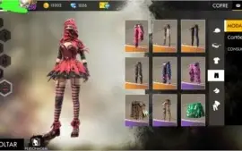 Free Fire lvl 53 (Várias Skins)