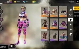 Free Fire lvl 53 (Várias Skins)