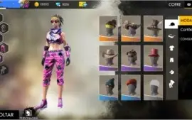 Free Fire lvl 53 (Várias Skins)