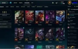 Conta lol lvl 58 15 skins Season 3 (Ezreal pulsefire)