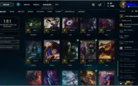 Conta lol lvl 58 15 skins Season 3 (Ezreal pulsefire)