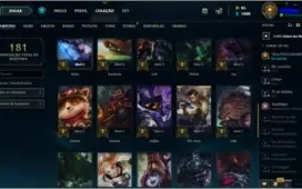 Conta lol lvl 58 15 skins Season 3 (Ezreal pulsefire)