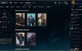 Conta lol lvl 58 15 skins Season 3 (Ezreal pulsefire)