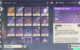 Conta do Genshin impact  AR55 -América
