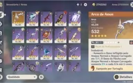 Conta do Genshin impact  AR55 -América