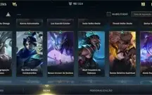 WILD RIFT 92 SKINS; PASSE ON; 770 WC;18K PONTOS COLECIONADOR