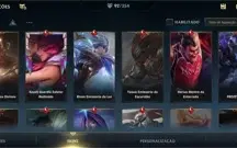 WILD RIFT 92 SKINS; PASSE ON; 770 WC;18K PONTOS COLECIONADOR