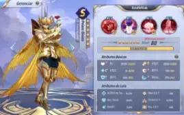Saint Seiya Awakening / SSA conta A1, mtos char meta