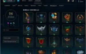 Conta LOL 2012 com 291 Skins