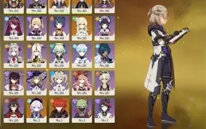 Arataki Itto, Zhongli, Albedo e Gorou=Mono Geo completo Ar34