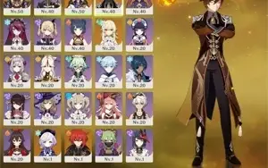 Arataki Itto, Zhongli, Albedo e Gorou=Mono Geo completo Ar34