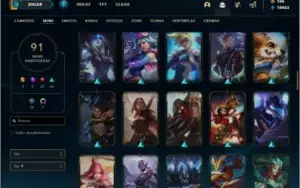 Conta prata 4 com 94 champs, 91 skins ( MAIN ADC )