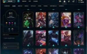 Conta prata 4 com 94 champs, 91 skins ( MAIN ADC )