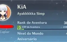 Ayaka + Cortadora de Neblina + Hutao + Keqing AR 36