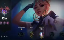 Conta Lol Lv447 C/ Todos Os Campeões E 278 Skins E Cromas